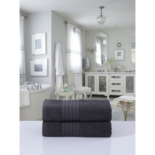 Handdoekken - katoen 500 gr/m² - antraciet