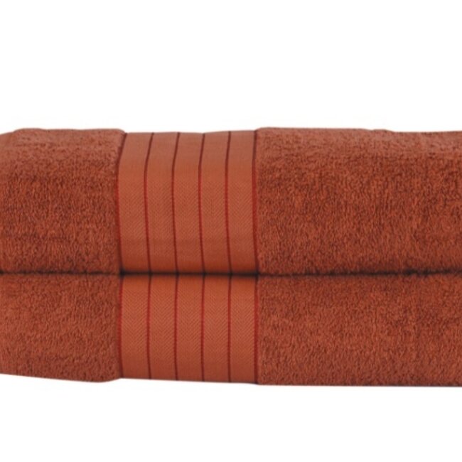 Handdoekken - katoen 500 gr/m² - terra