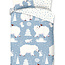 Flanel kinderdekbedovertrek Northpole - 140x220 + 60x70 cm