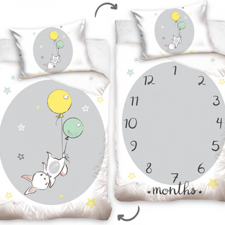 Sweet Home Ledikant dekbedovertrek Konijn - katoen