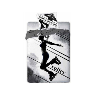 Sweet Home Katoen kinderdekbedovertrek Rollerskate - eenpersoons