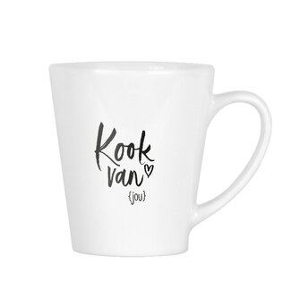 Zoedt Koffiebeker met de tekst 'Kook van jou'