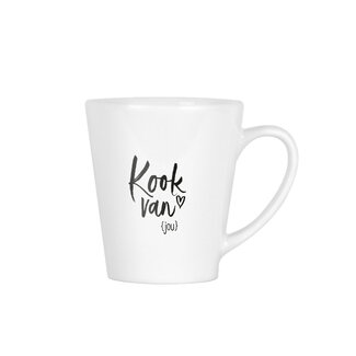 Zoedt Koffiebeker met de tekst 'Kook van jou'