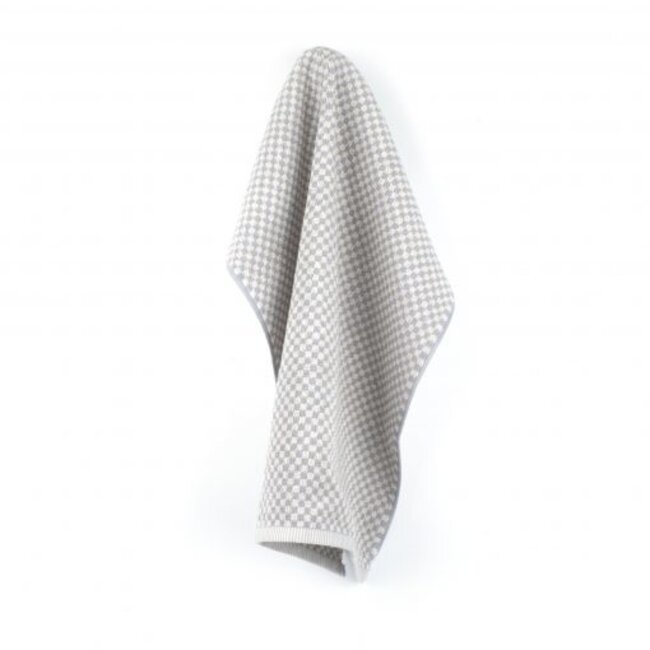 Handdoek Small Check Grijs