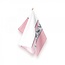 Theedoek Kippen roze
