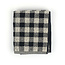 Handdoek Check Zwart