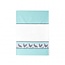 Theedoek Kippen turquoise