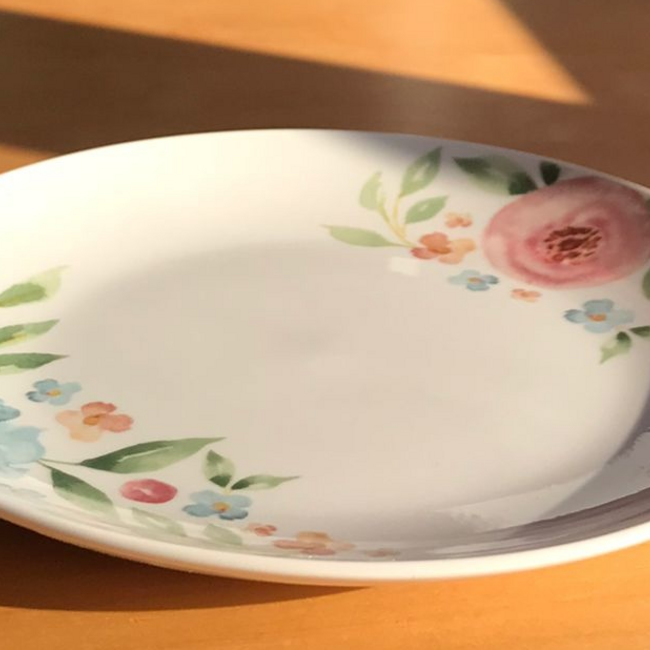 Country Floral ontbijtbord