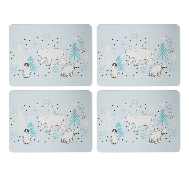 Placemats (Per 4 st) Frosty Winter Morning