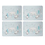 Placemats (Per 4 st) Frosty Winter Morning