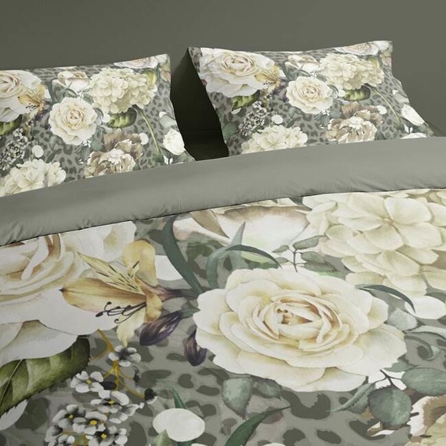 Microvezel dekbedovertrek Joy  bloemen