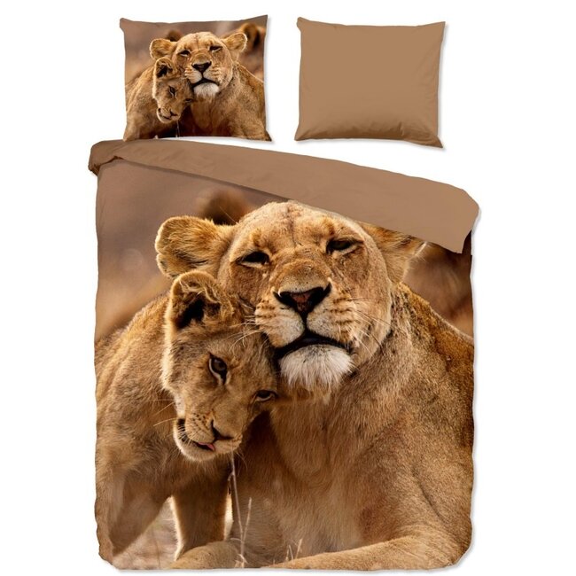 Microvezel dekbedovertrek Lovely lion