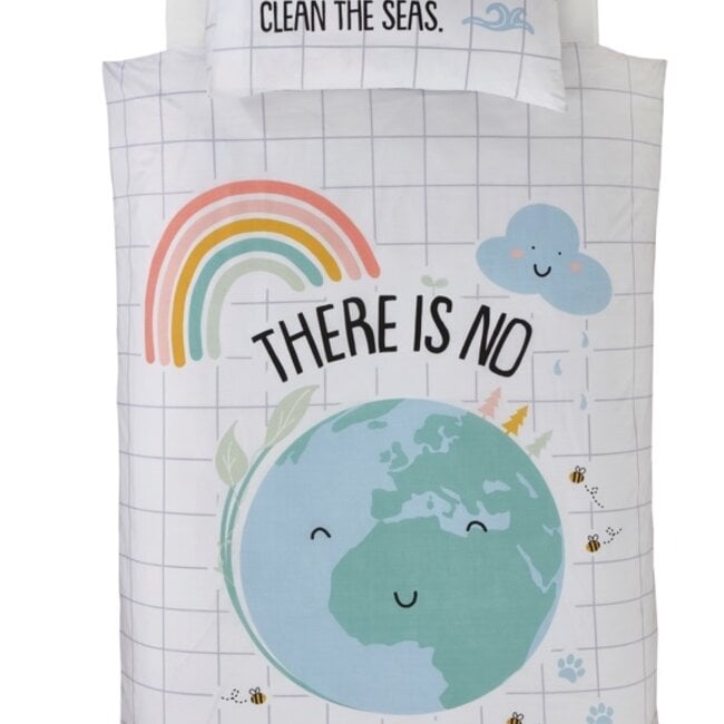 Dekbedovertrek Planet - Polykatoen - 2-persoons (200x200 + 2st 50x75 cm)