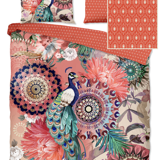 Katoen satijn dekbedovertrek Lynouk