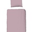 Ledikant dekbedovertrek uni roze - katoen - 100x135 + 40x60 cm