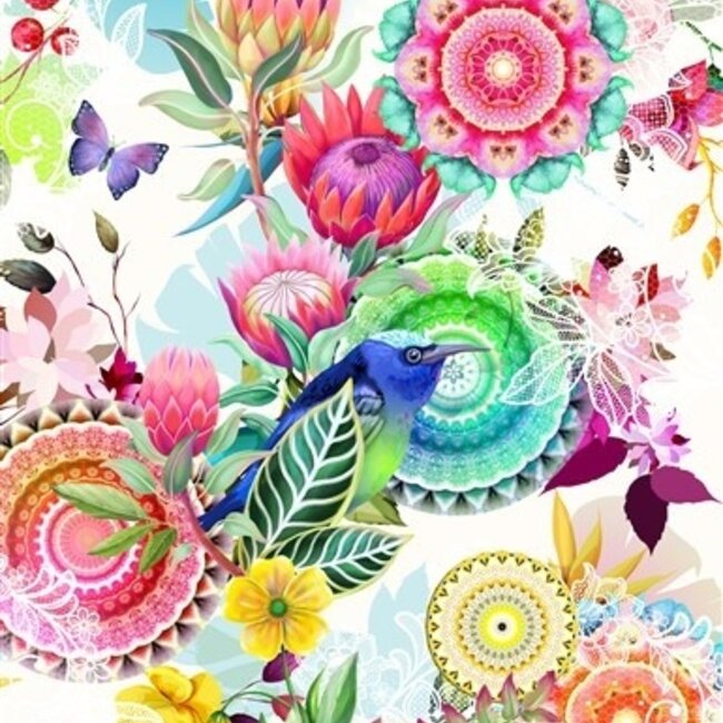 Katoen satijn dekbedovertrek Chess