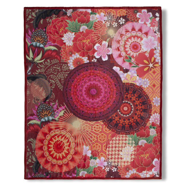 Katoensatijn dekbedovertrek Yuki