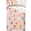 Katoen kinderdekbedovertrek Lalalama - 140x220 + 60x70 cm