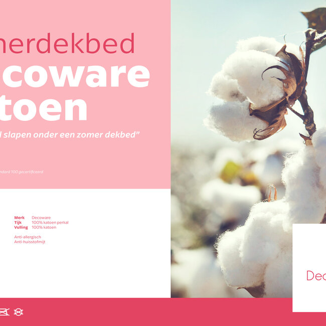 Decoware dekbed katoen