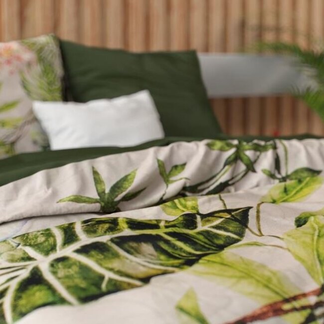 Katoen satijn dekbedovertrek Destiny