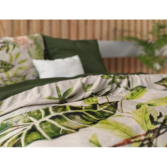 Katoen satijn dekbedovertrek Destiny