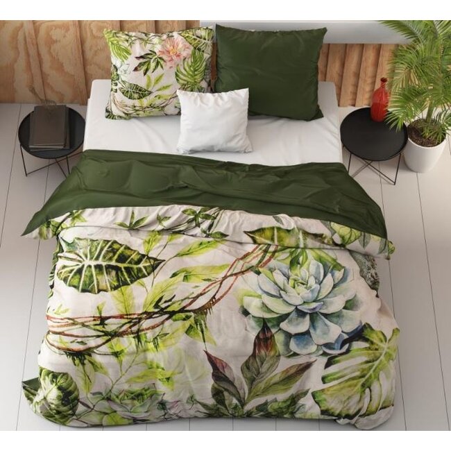 Katoen satijn dekbedovertrek Destiny