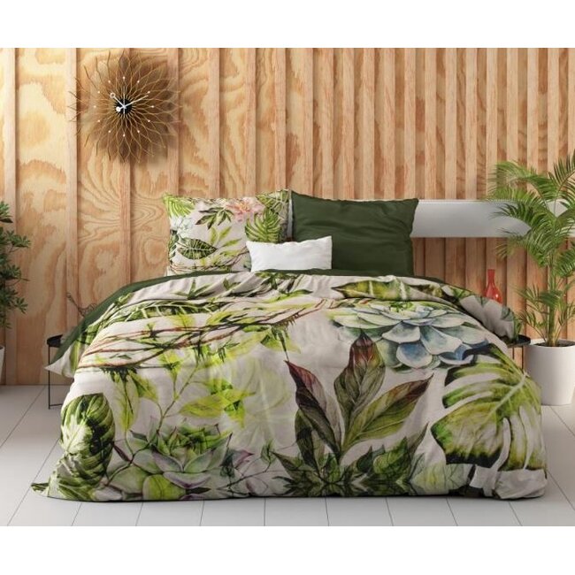 Katoen satijn dekbedovertrek Destiny