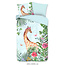 Katoen kinderdekbedovertrek Giraffe jungle - 140x220 + 60x70 cm
