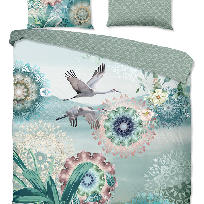 Katoen satijn dekbedovertrek Kimora