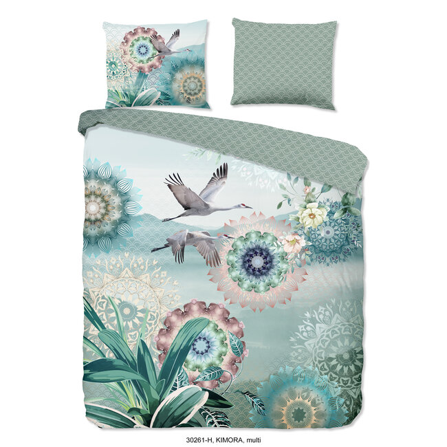 Katoen satijn dekbedovertrek Kimora