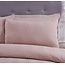 Microvezel dekbedovertrek Pinsonic chevron blush roze - 135x200 + 50x75 cm
