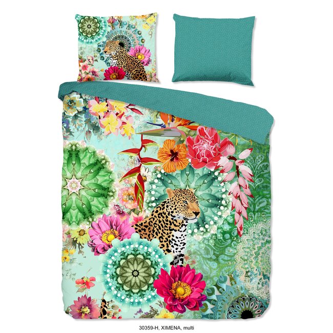 Katoen satijn dekbedovertrek Ximena