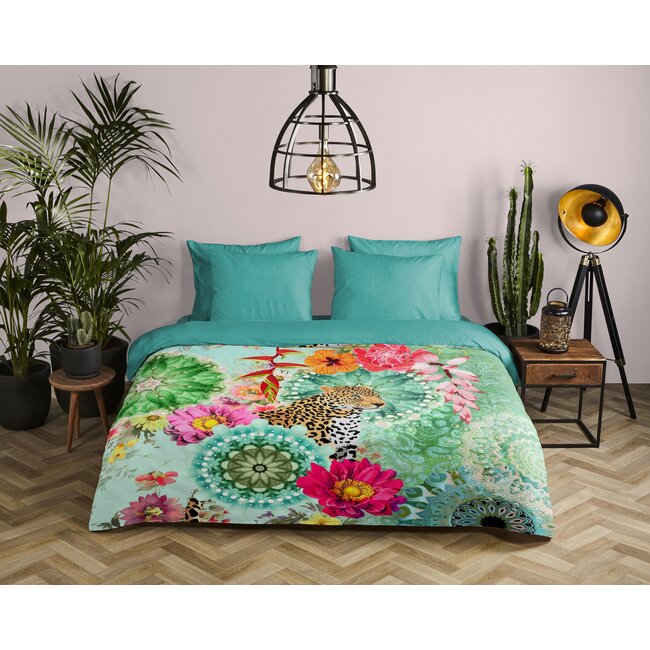 Katoen satijn dekbedovertrek Ximena