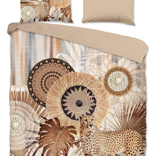 Dekbedovertrek Raeni - Katoensatijn