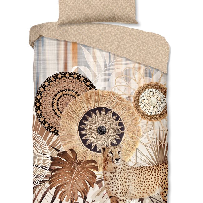 Dekbedovertrek Raeni - Katoensatijn