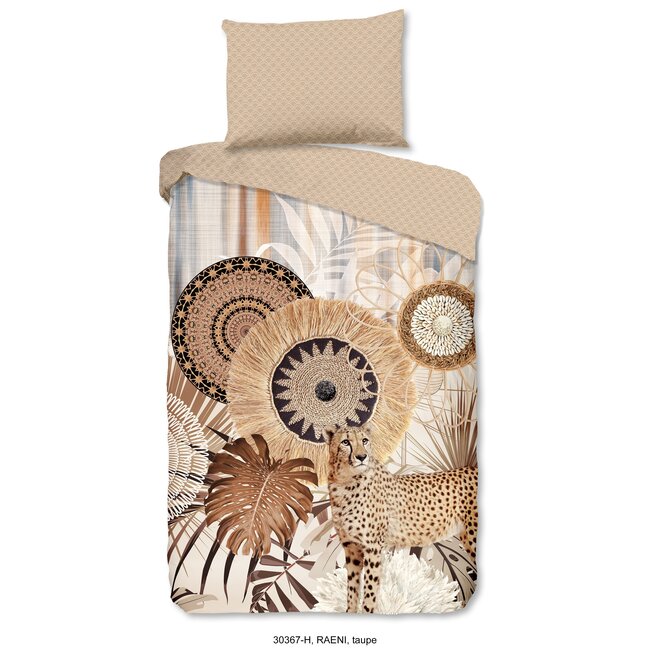 Dekbedovertrek Raeni - Katoensatijn