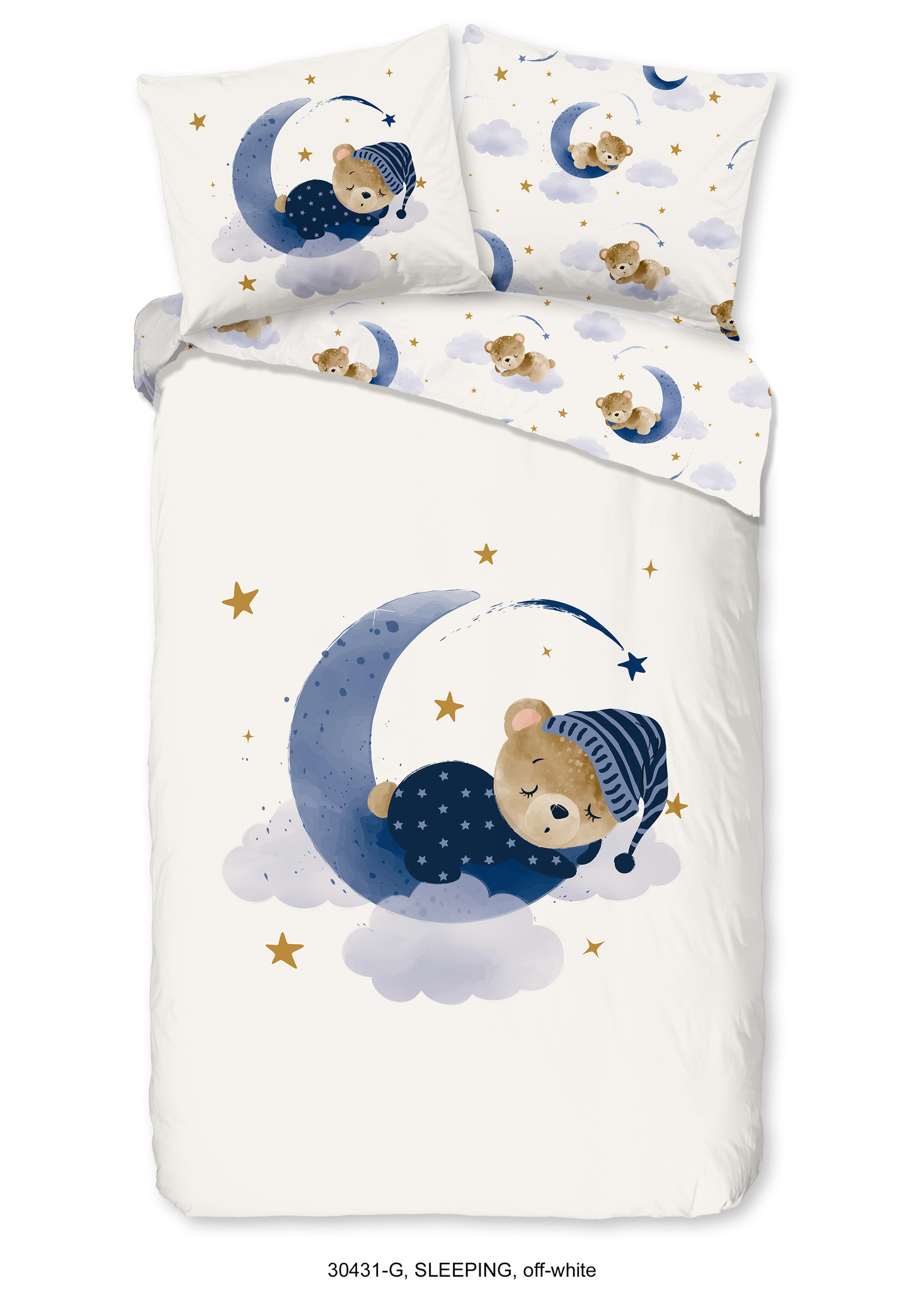 Good morning kinderdekbedovertrek Sleeping - katoen - 140x220 + 60x70 cm