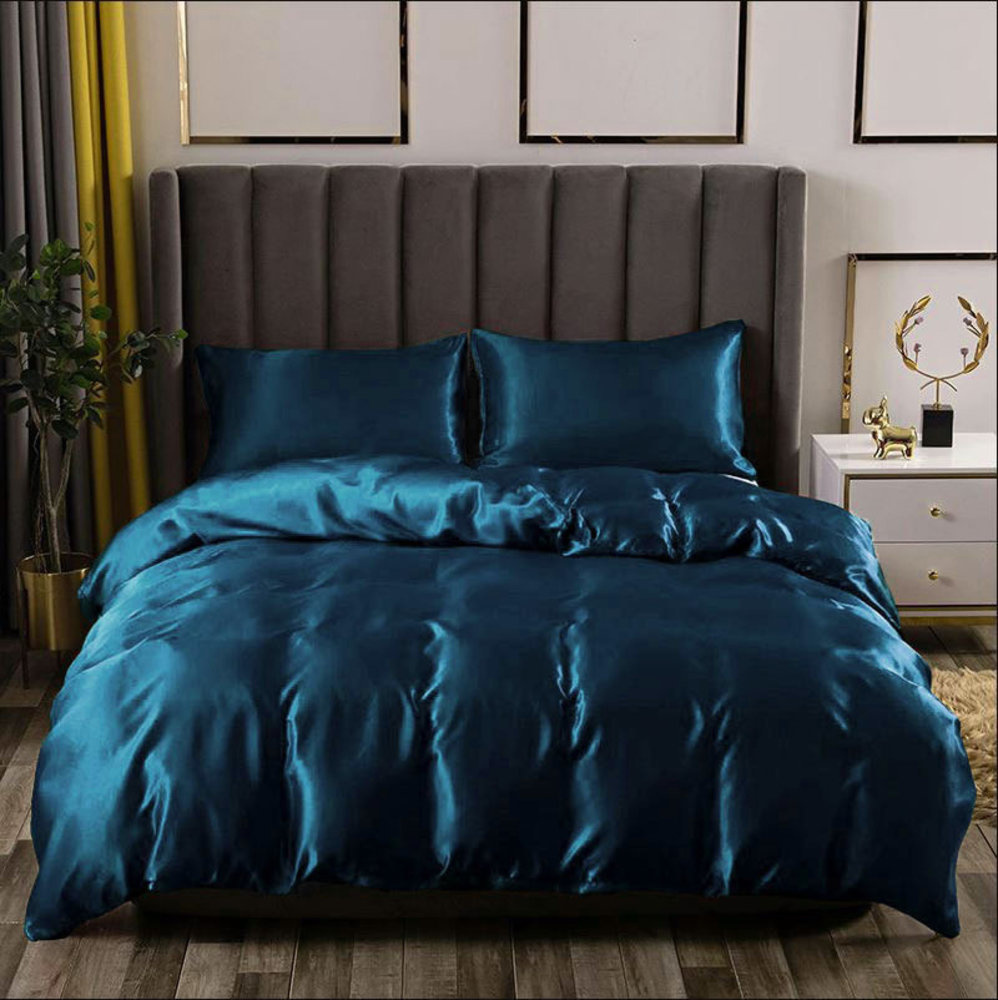 Dekbedovertrek blauw