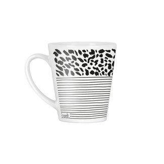 Zoedt Koffiebeker met strepen en panter print