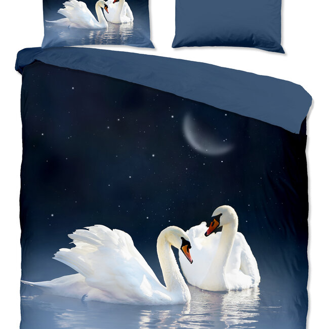 Microvezel dekbedovertrek Zwanen