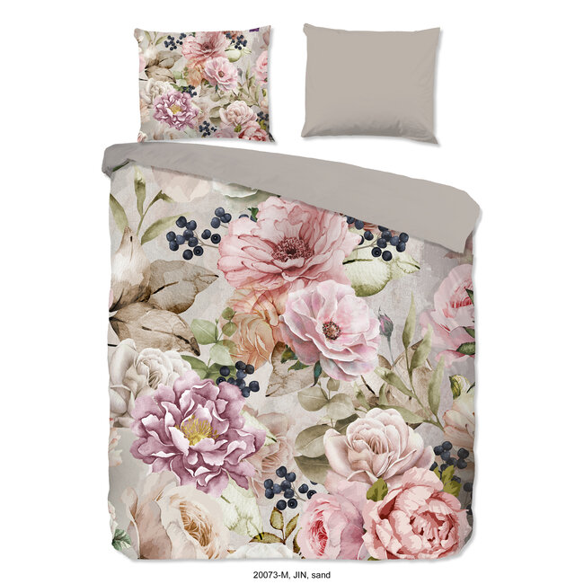 Dekbedovertrek Jin bloemen - Microvezel