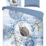 Flanel dekbedovertrek sneeuwuil