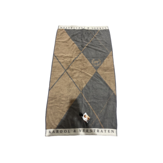 Beddinghouse Kardol & Verstraten douchelaken Wyber - camel - 70x140 cm