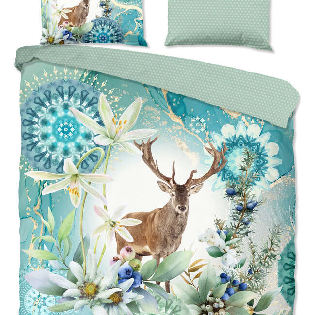 Katoen satijn dekbedovertrek Xela