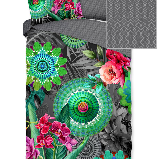 Katoensatijn dekbedovertrek Thirze