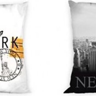 Sweet Home Sierkussenhoes New York - 40 x 40 cm