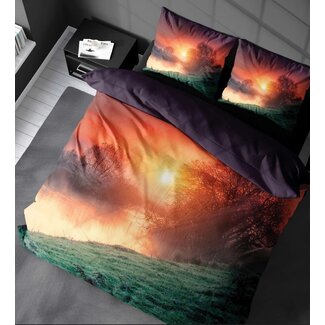 .Decoware® Katoen dekbedovertrek Misty Sunrise