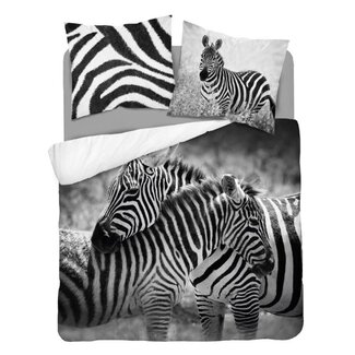 Holland Katoen dekbedovertrek Zebra's - tweepersoons