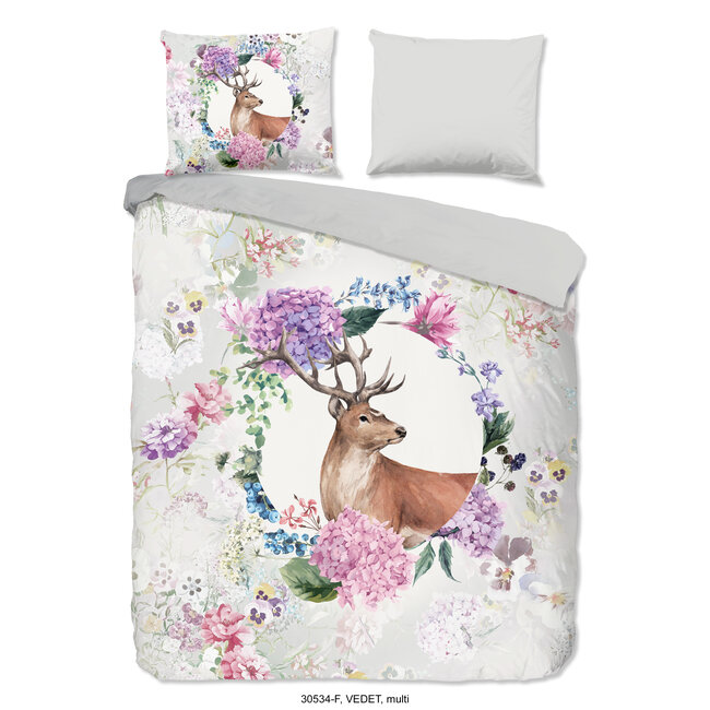 Flanel dekbedovertrek Vedet hert