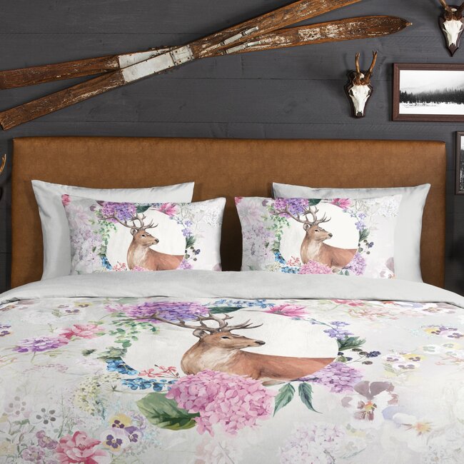 Flanel dekbedovertrek Vedet hert